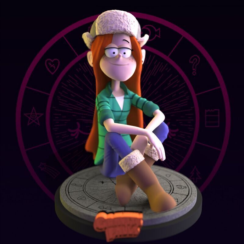 Wendy Corduroy from Gravity Falls fanart 3D print model_24
