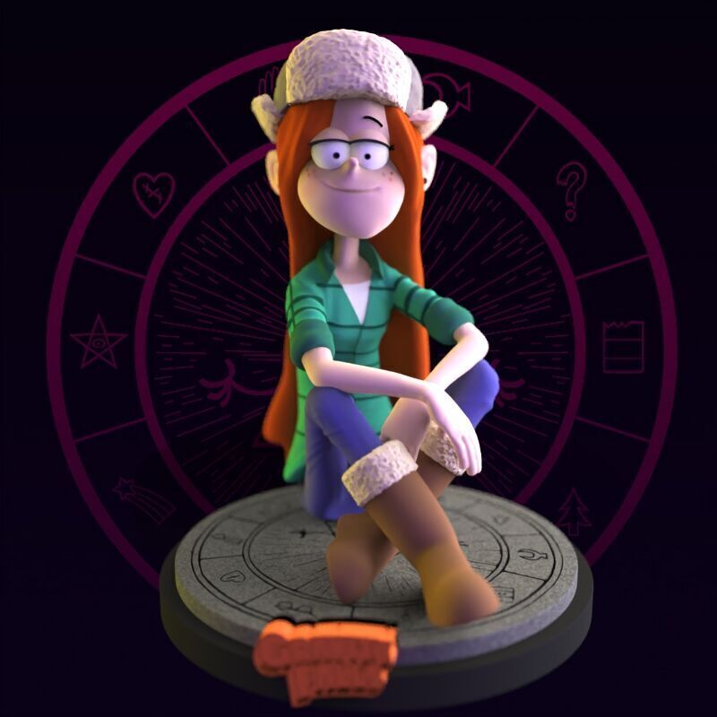 Wendy Corduroy from Gravity Falls fanart 3D print model_28