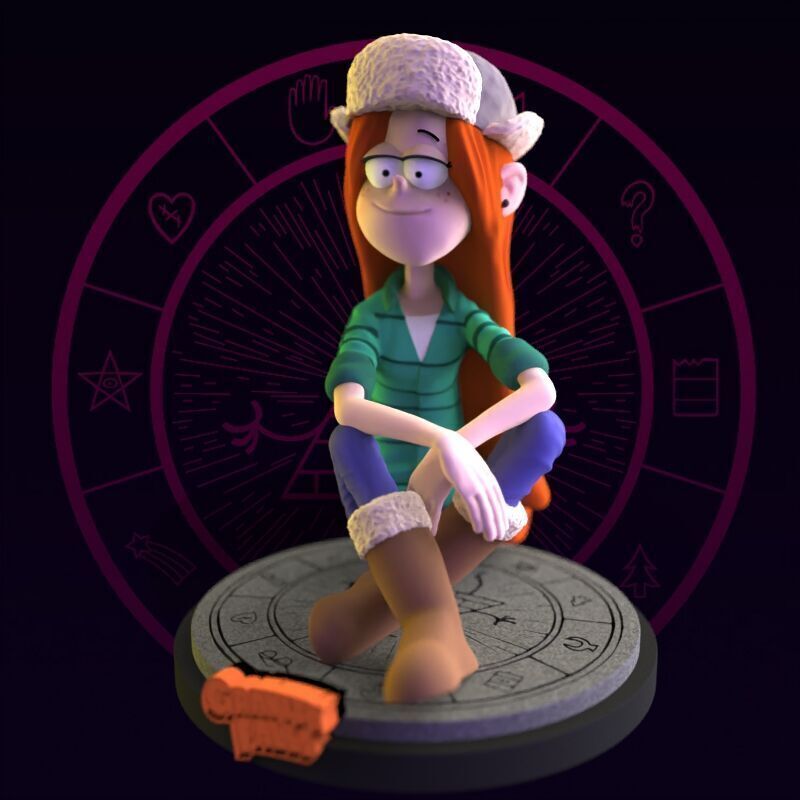 Wendy Corduroy from Gravity Falls fanart 3D print model_19