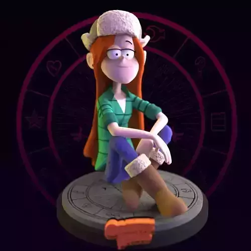 Wendy Corduroy from Gravity Falls fanart 3D print model
