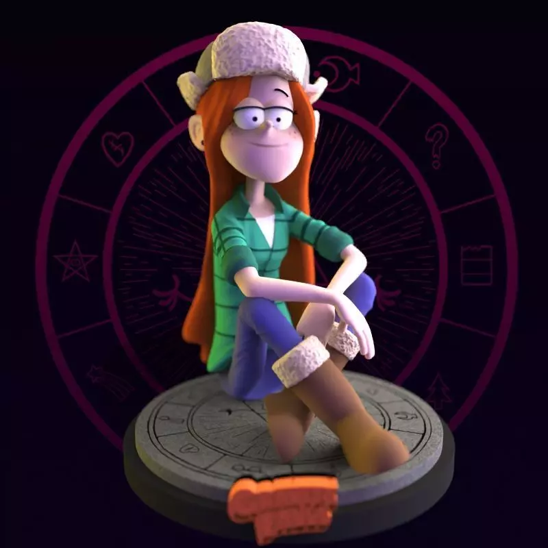 Wendy Corduroy from Gravity Falls fanart 3D print model_0