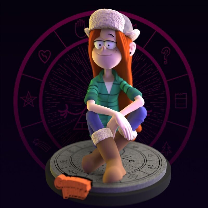 Wendy Corduroy from Gravity Falls fanart 3D print model_17