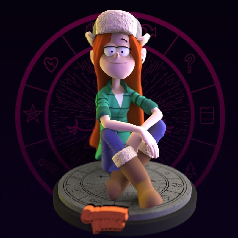 Wendy Corduroy from Gravity Falls fanart 3D print model_3