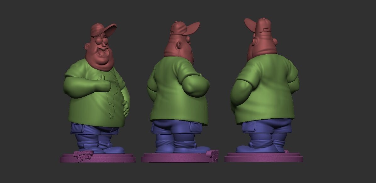 Soos from Gravity Falls Fanart 3D print model_1