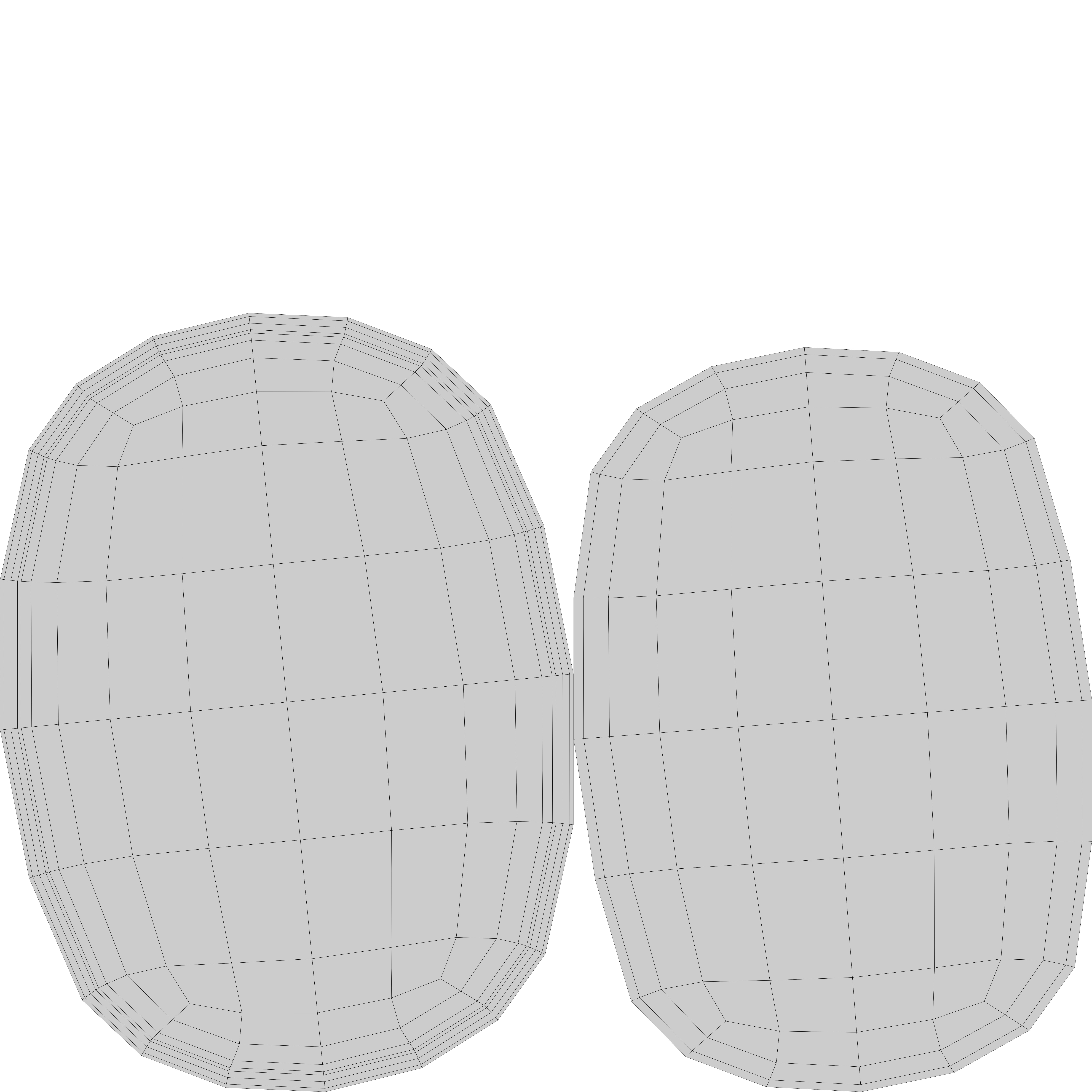 Modern Marble Coffee Table Low-poly 3D model_17