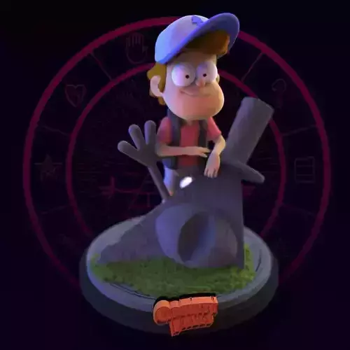 Dipper from Gravity Falls fanart