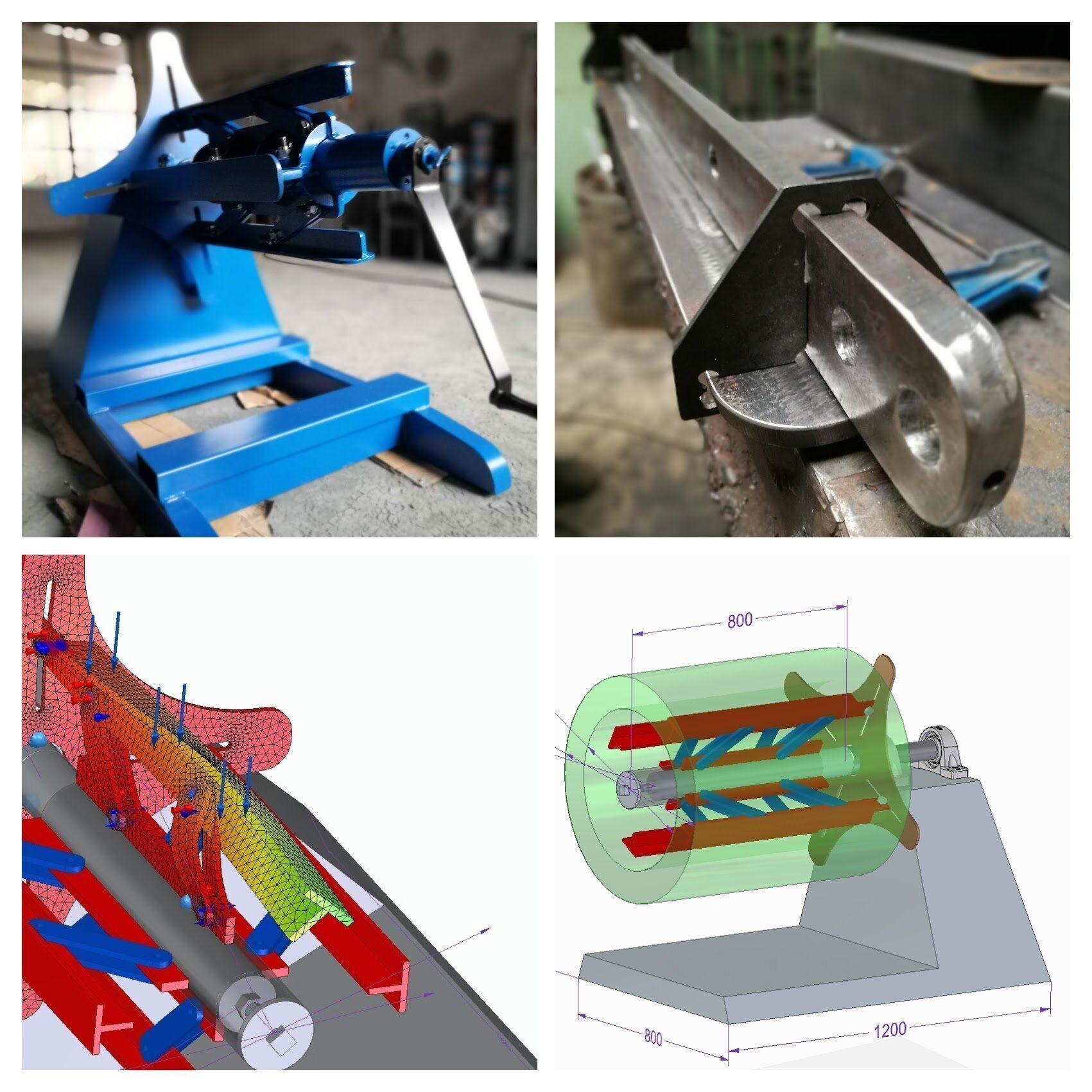 Open side decoiler 3D print model_3