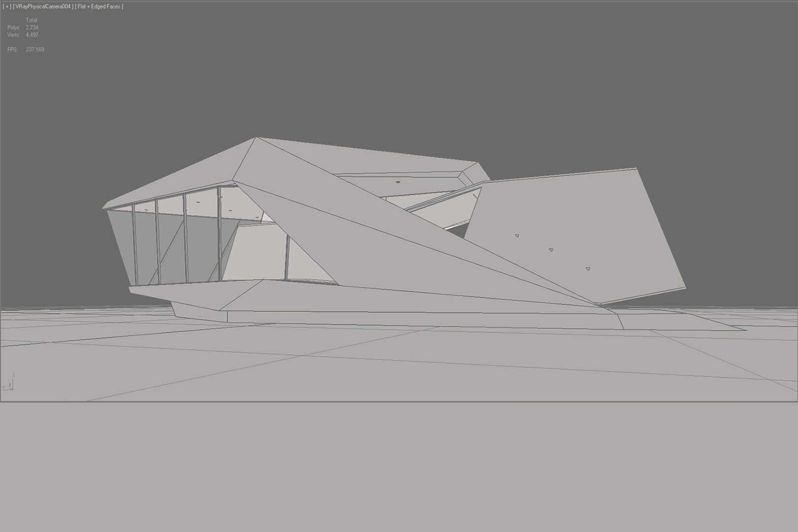 MM1 Design Lab Multi-purpose Space for Architectural Exploration Low-poly 3D model_5