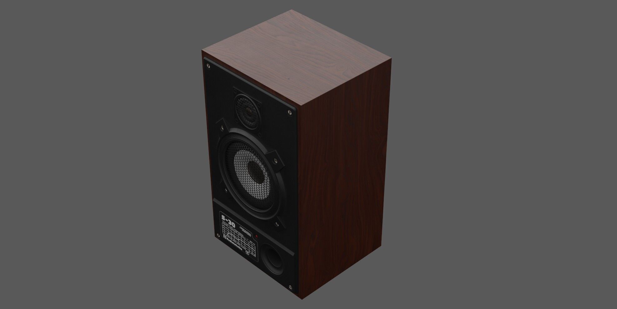retro speaker 3D model_19