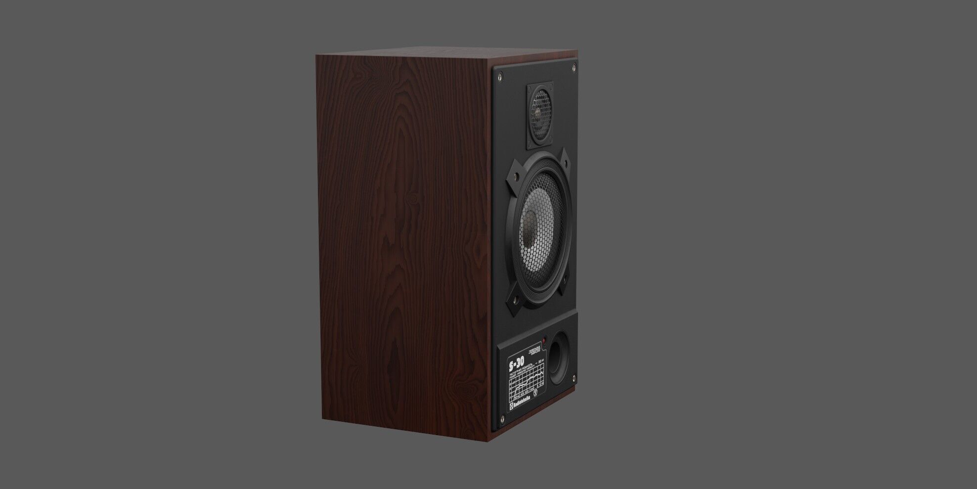 retro speaker 3D model_11