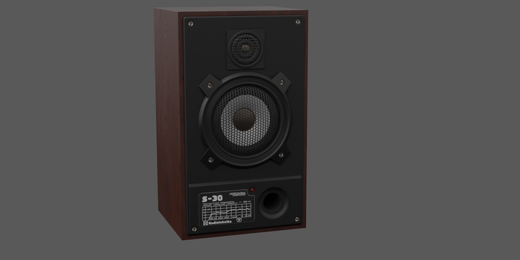 retro speaker 3D model_14