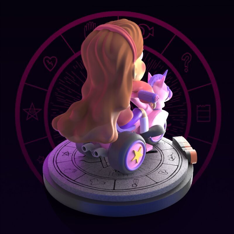 Mabel from Gravity Falls fanart 3D print model_58