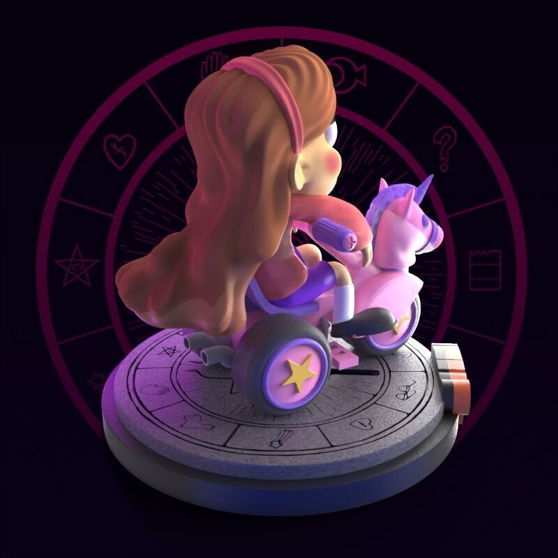 Mabel from Gravity Falls fanart 3D print model_62