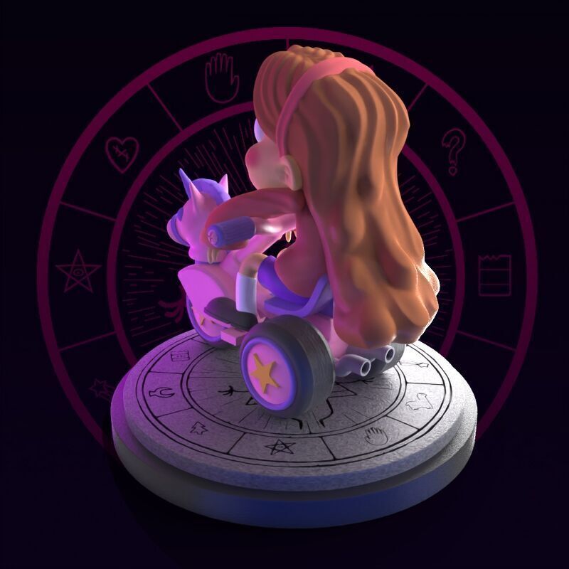Mabel from Gravity Falls fanart 3D print model_33