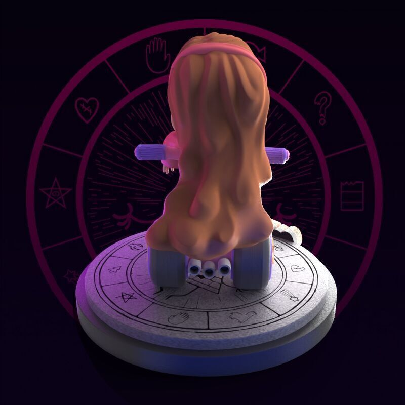 Mabel from Gravity Falls fanart 3D print model_47