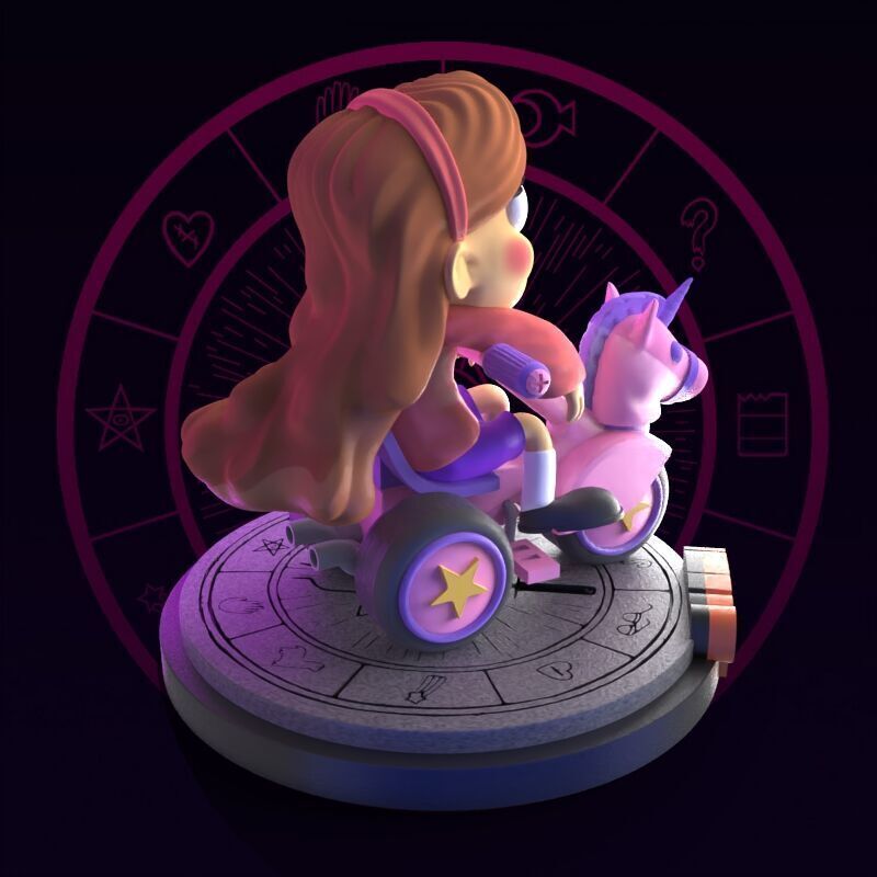 Mabel from Gravity Falls fanart 3D print model_63