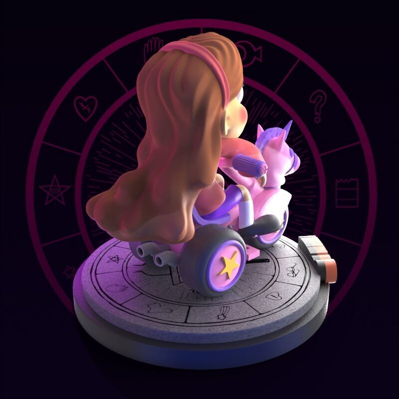 Mabel from Gravity Falls fanart 3D print model_59