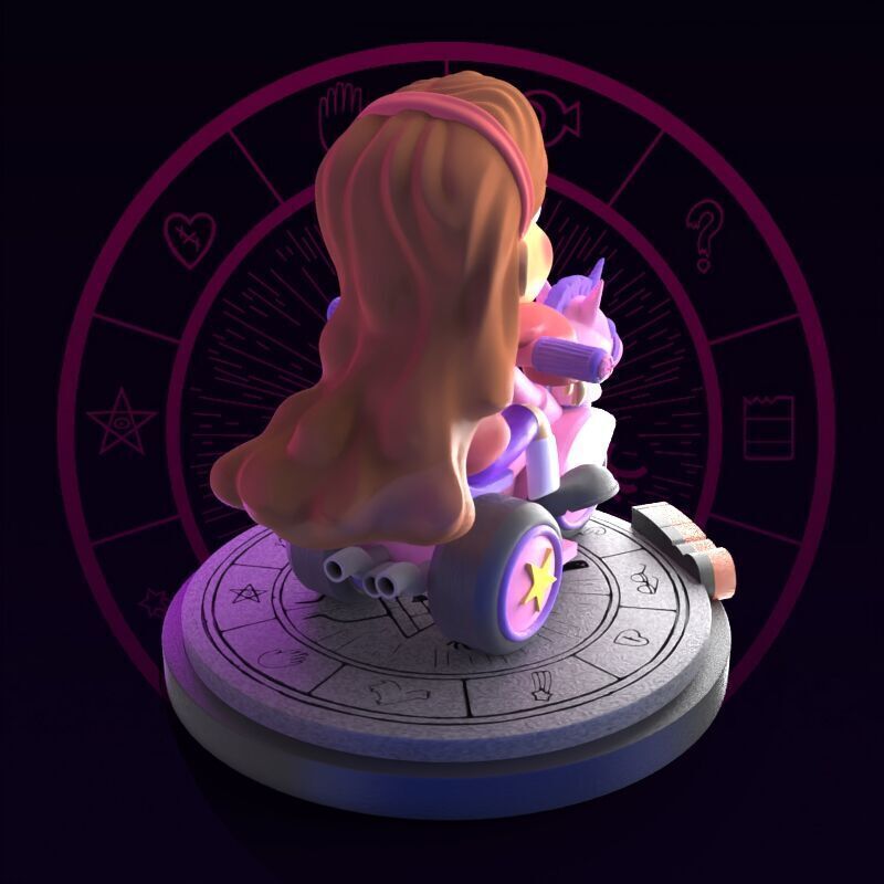 Mabel from Gravity Falls fanart 3D print model_55