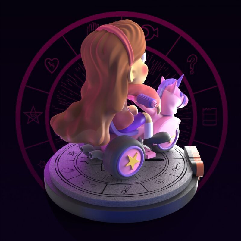 Mabel from Gravity Falls fanart 3D print model_61