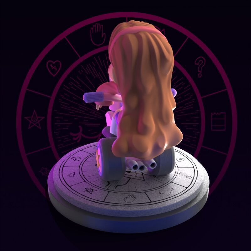 Mabel from Gravity Falls fanart 3D print model_42