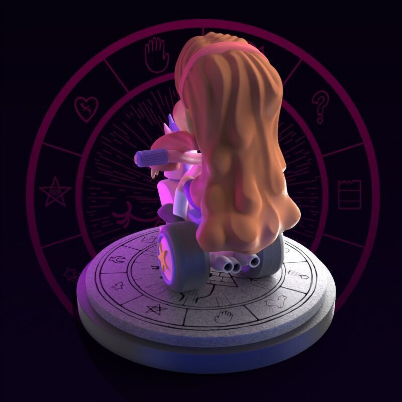 Mabel from Gravity Falls fanart 3D print model_40