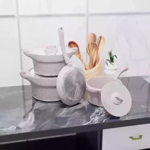 12 IN 1 NON STICKY POTS SET