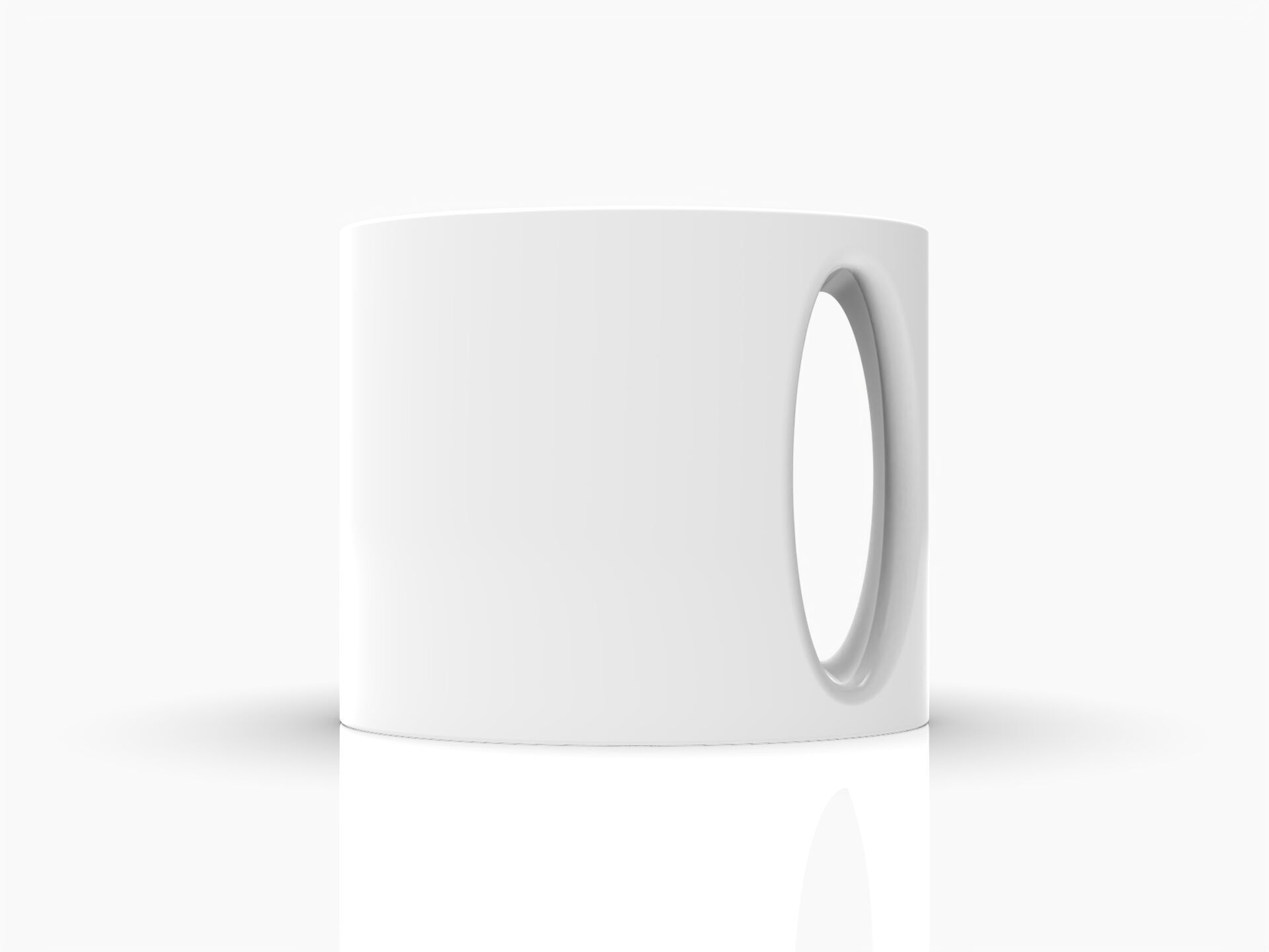 Minimalist Oval Cup 3D Printable Modern Drinkware 3D print model_3