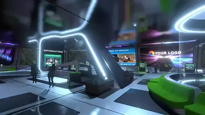 3D Showroom Level Kit Vol 19