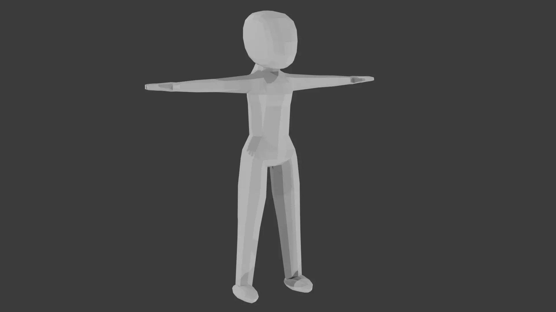 Woman Mannequin Low-poly 3D model