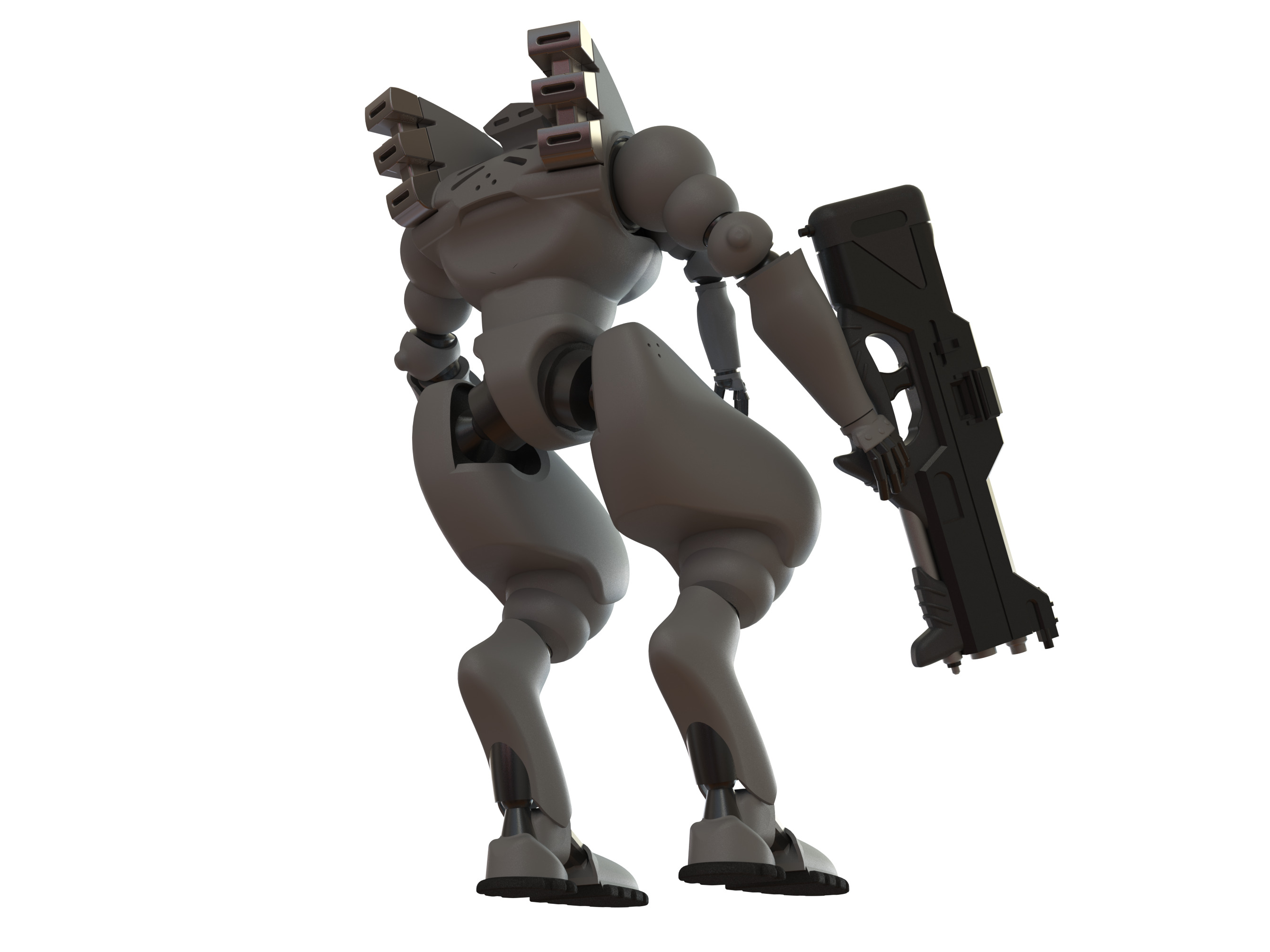 Ghost in the Shell MSDF Type 303 Armored Suit 3D print model_3