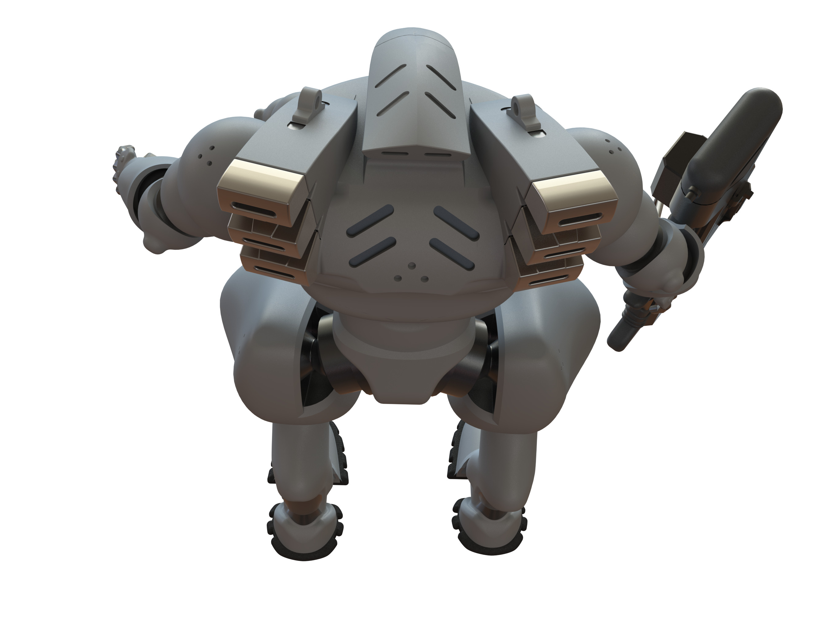 Ghost in the Shell MSDF Type 303 Armored Suit 3D print model_15