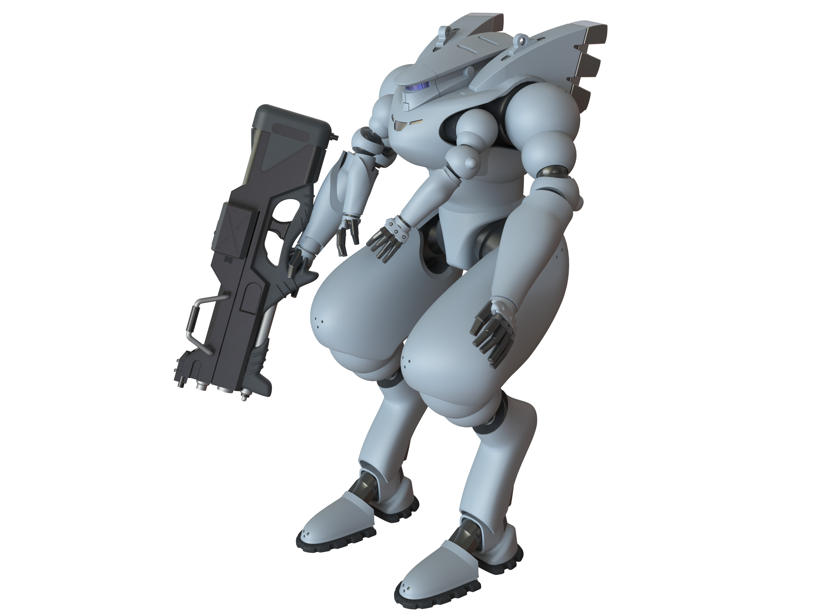 Ghost in the Shell MSDF Type 303 Armored Suit 3D print model_14
