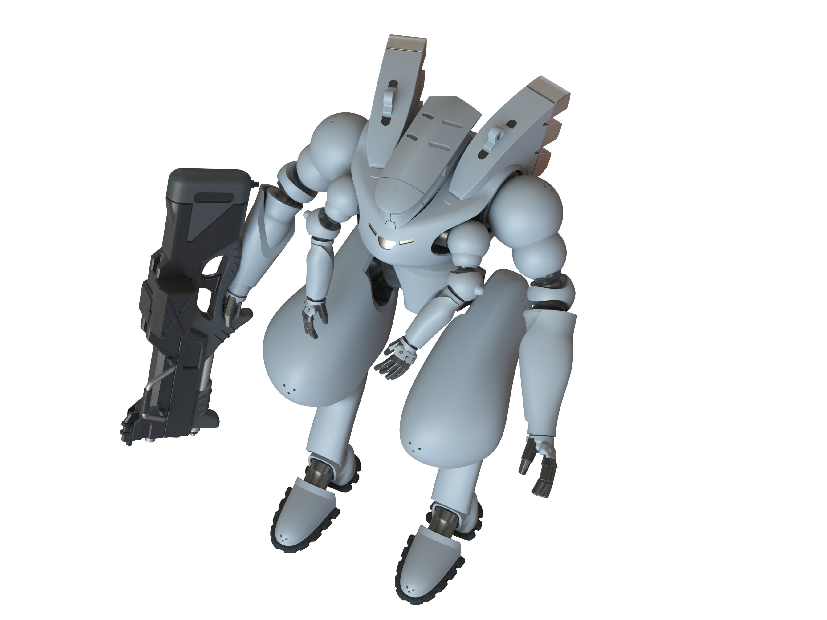 Ghost in the Shell MSDF Type 303 Armored Suit 3D print model_7