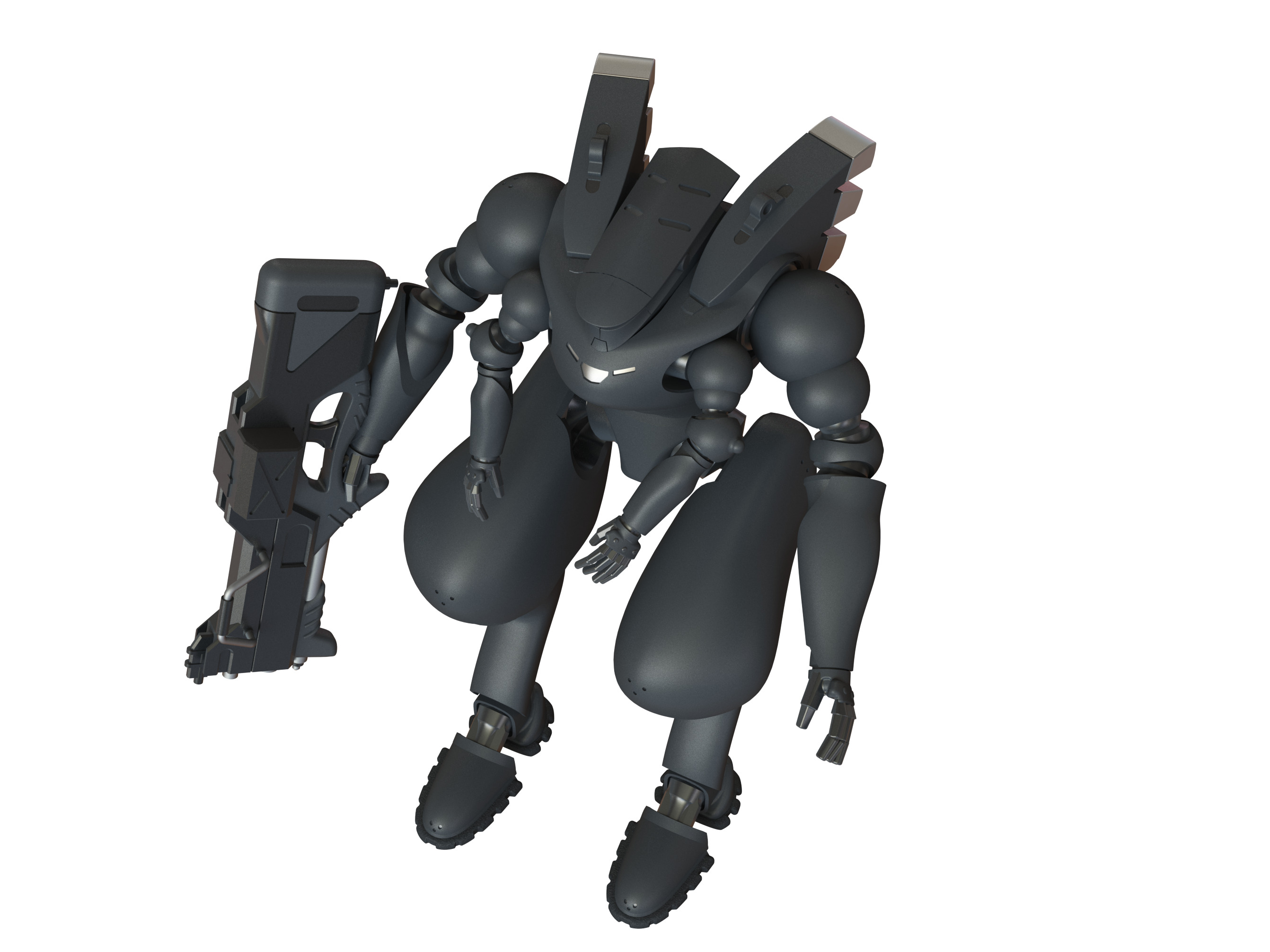 Ghost in the Shell MSDF Type 303 Armored Suit 3D print model_11