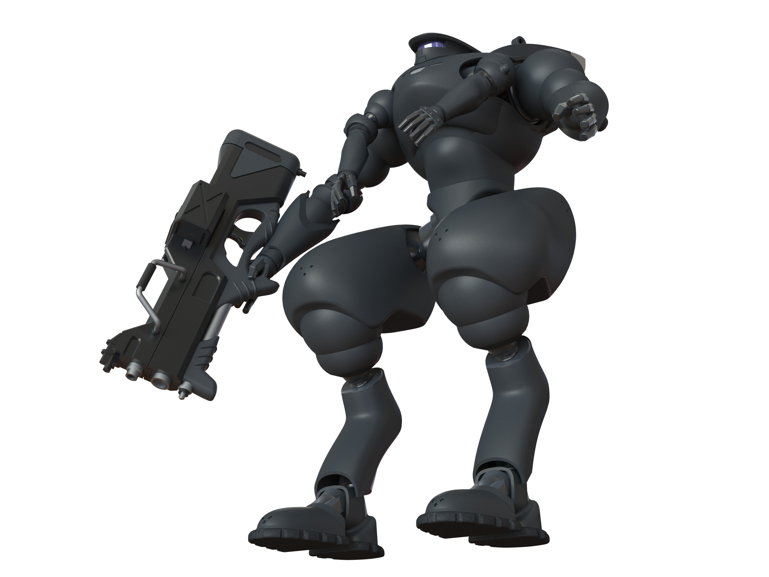 Ghost in the Shell MSDF Type 303 Armored Suit 3D print model_8
