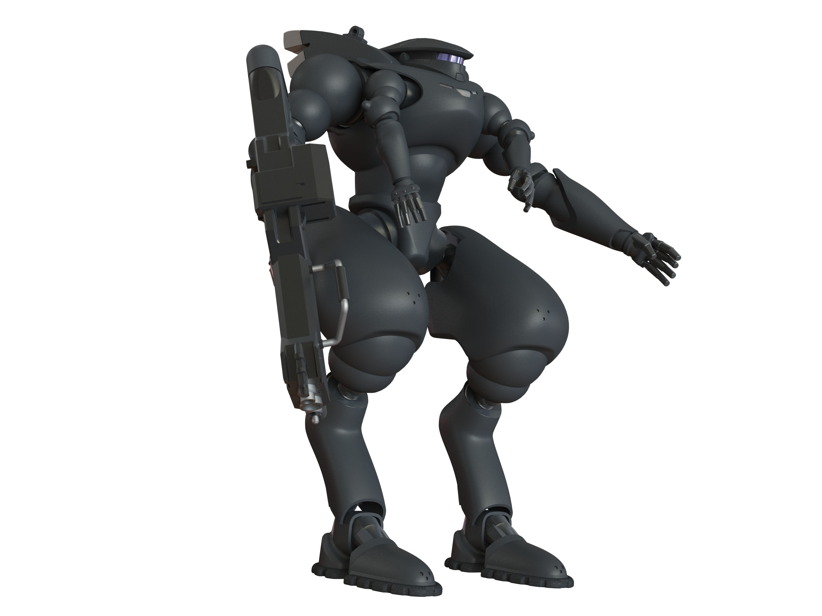 Ghost in the Shell MSDF Type 303 Armored Suit 3D print model_4