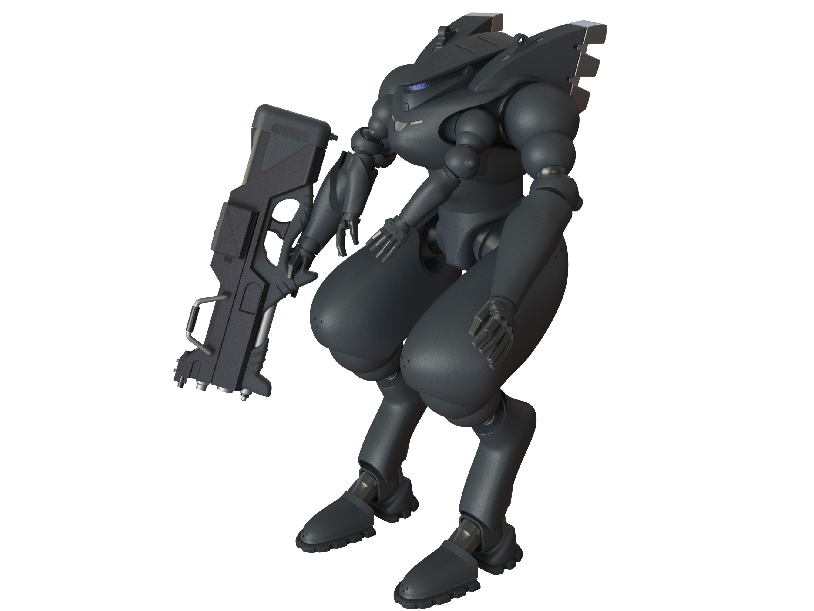 Ghost in the Shell MSDF Type 303 Armored Suit 3D print model_20