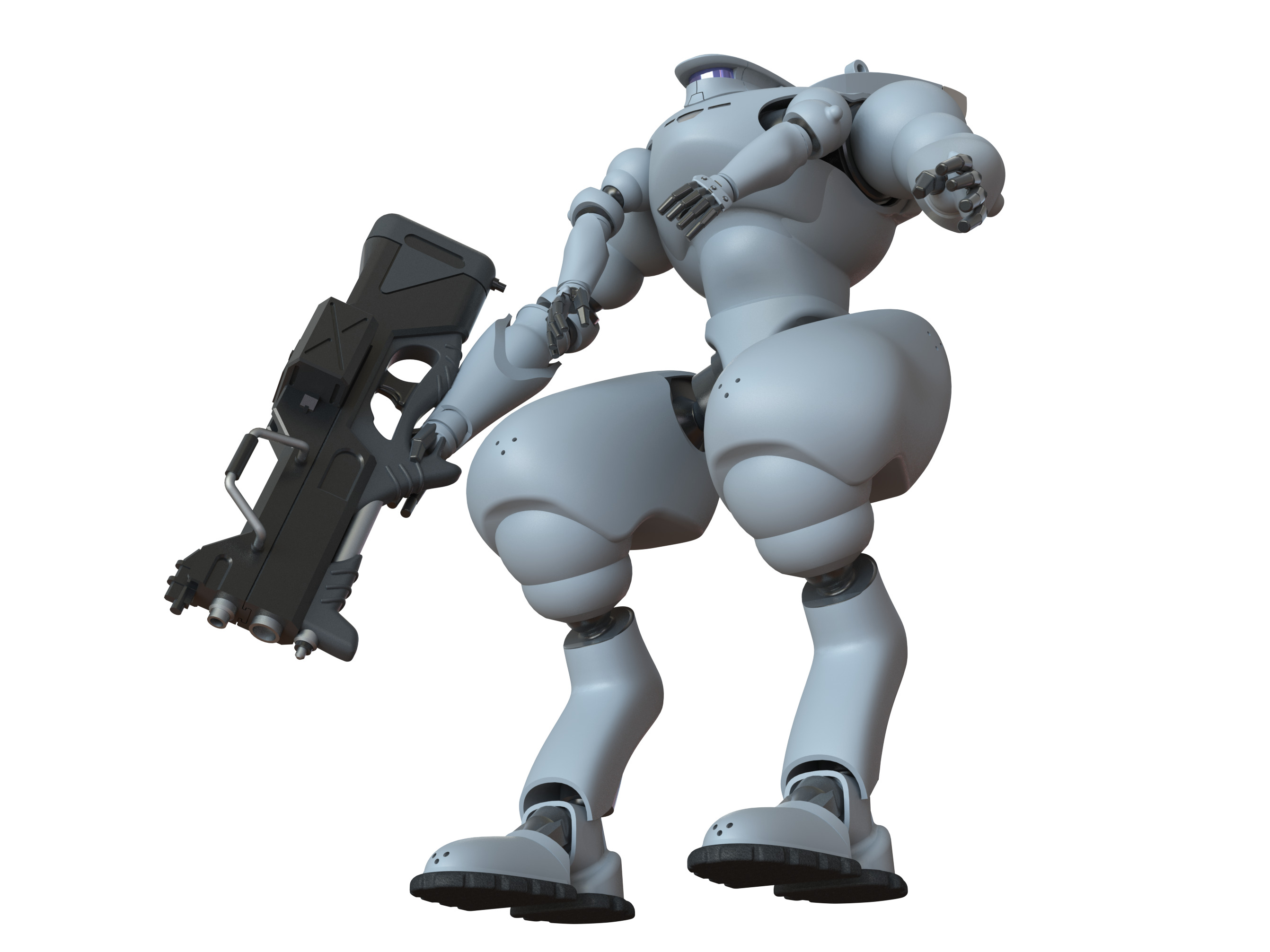 Ghost in the Shell MSDF Type 303 Armored Suit 3D print model_10