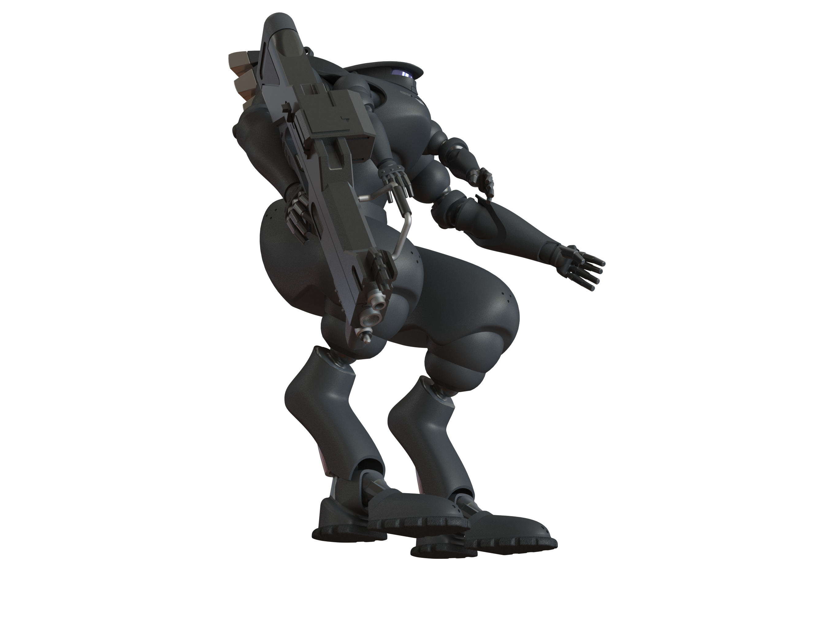 Ghost in the Shell MSDF Type 303 Armored Suit 3D print model_13