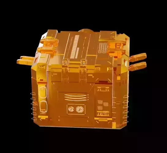 Scifi BOX futuristic box color can be change