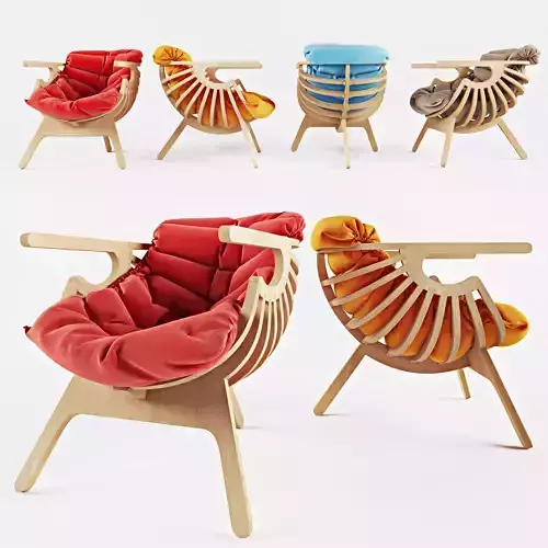 Armchair Relax 3D model