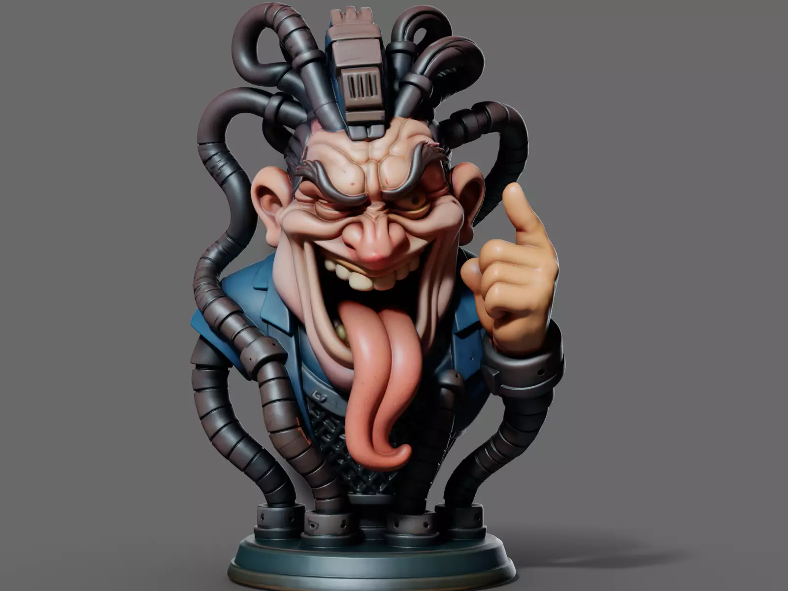 Mojo Xmen - Bust - 3D Print STL 3D print model_0