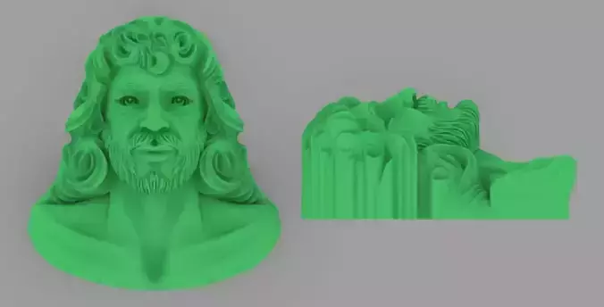 Camaron de la Isla  sculpture 3d print model