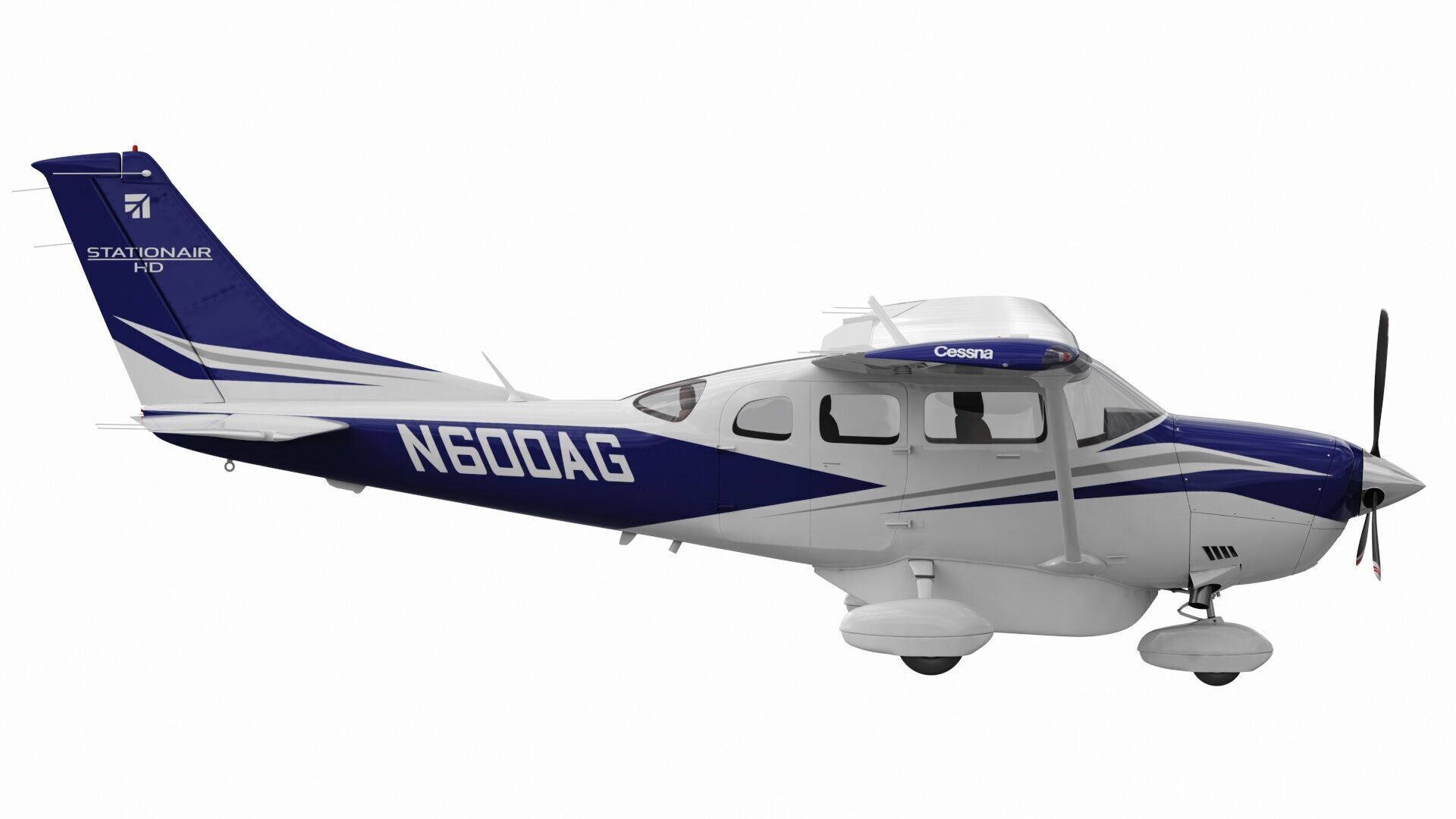 Cessna T206H Stationair HD 3D model_21
