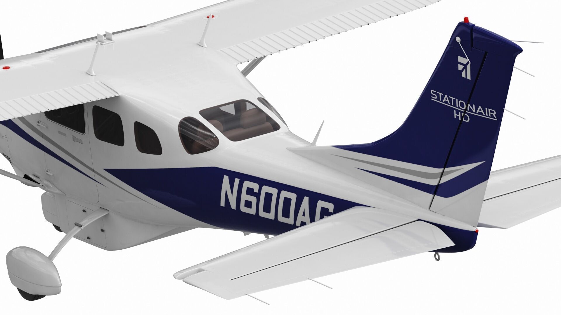 Cessna T206H Stationair HD 3D model_16
