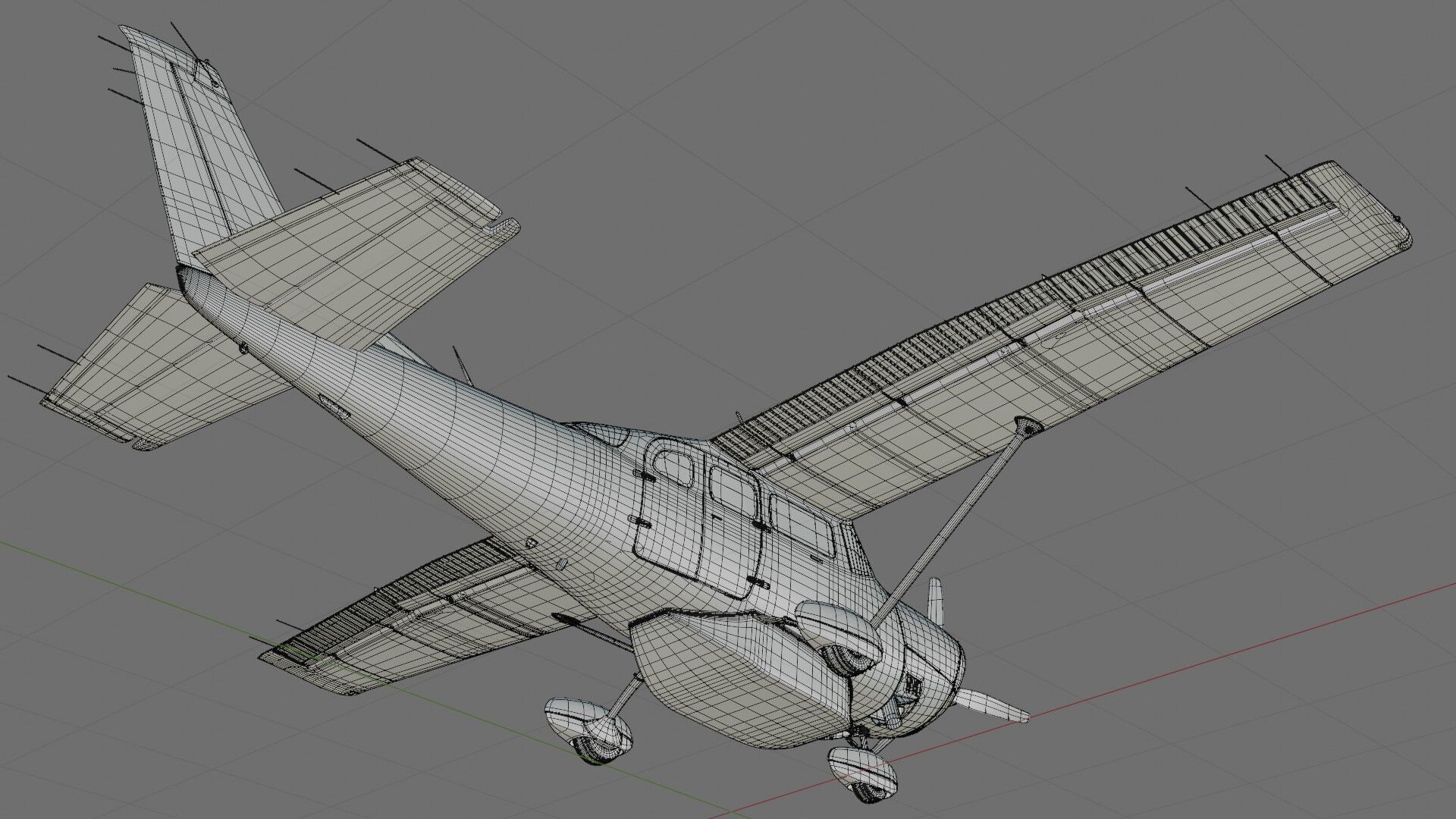 Cessna T206H Stationair HD 3D model_30