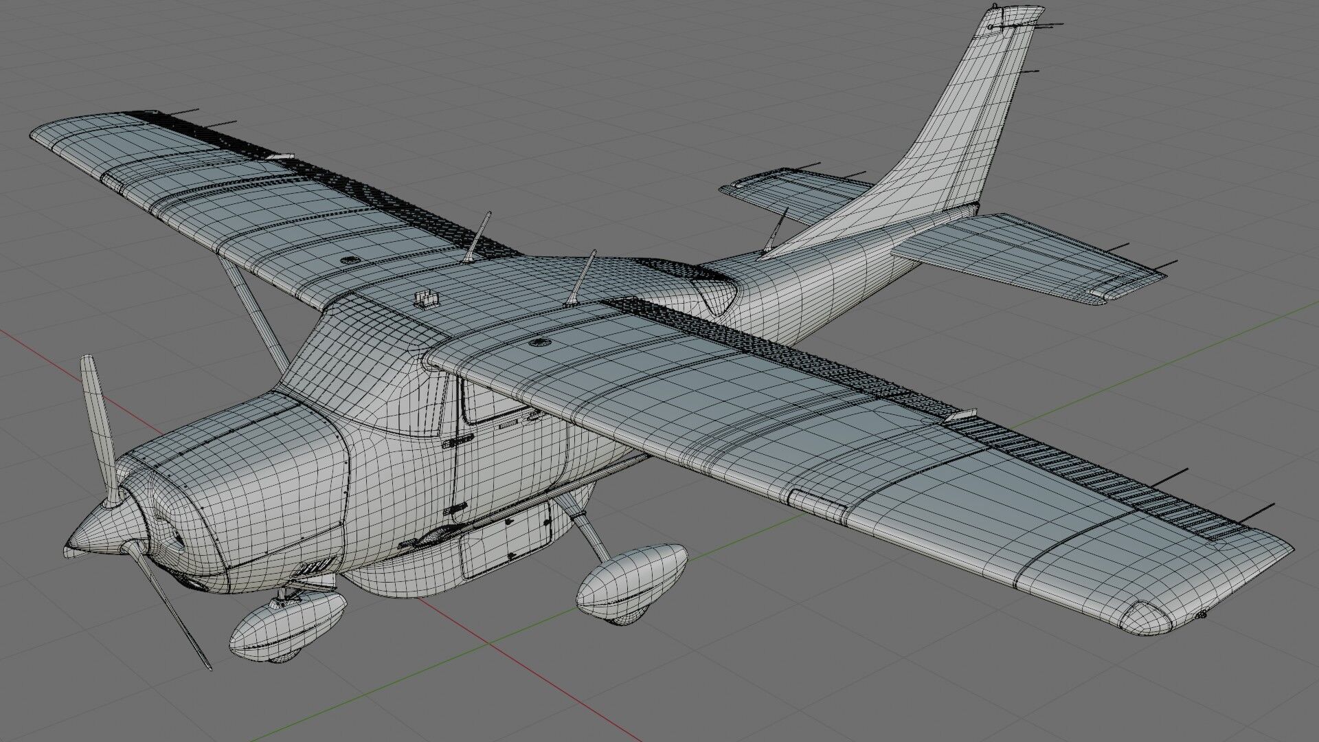 Cessna T206H Stationair HD 3D model_29