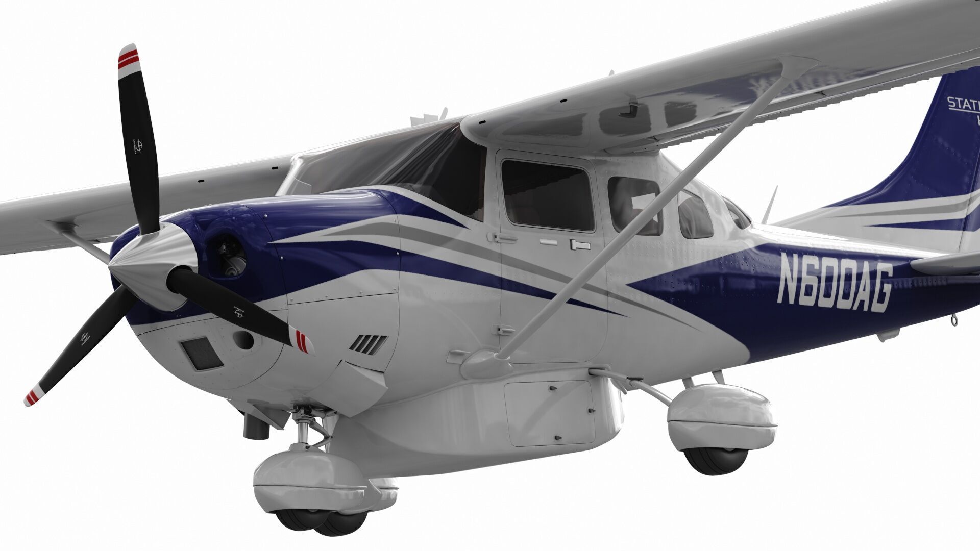 Cessna T206H Stationair HD 3D model_14