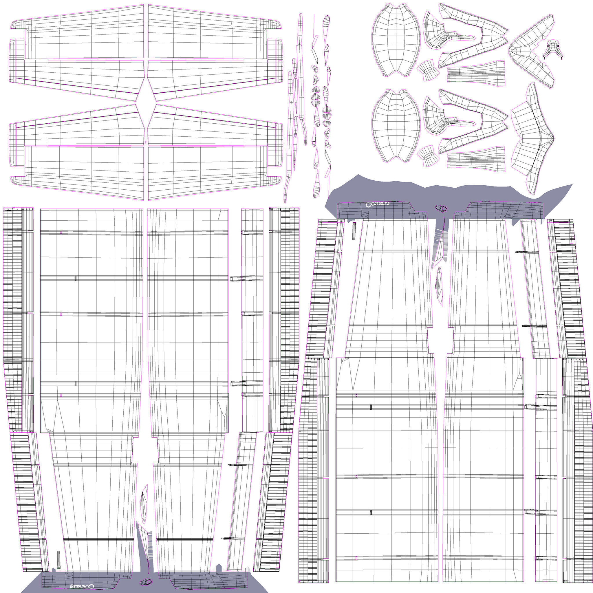 Cessna T206H Stationair HD 3D model_23