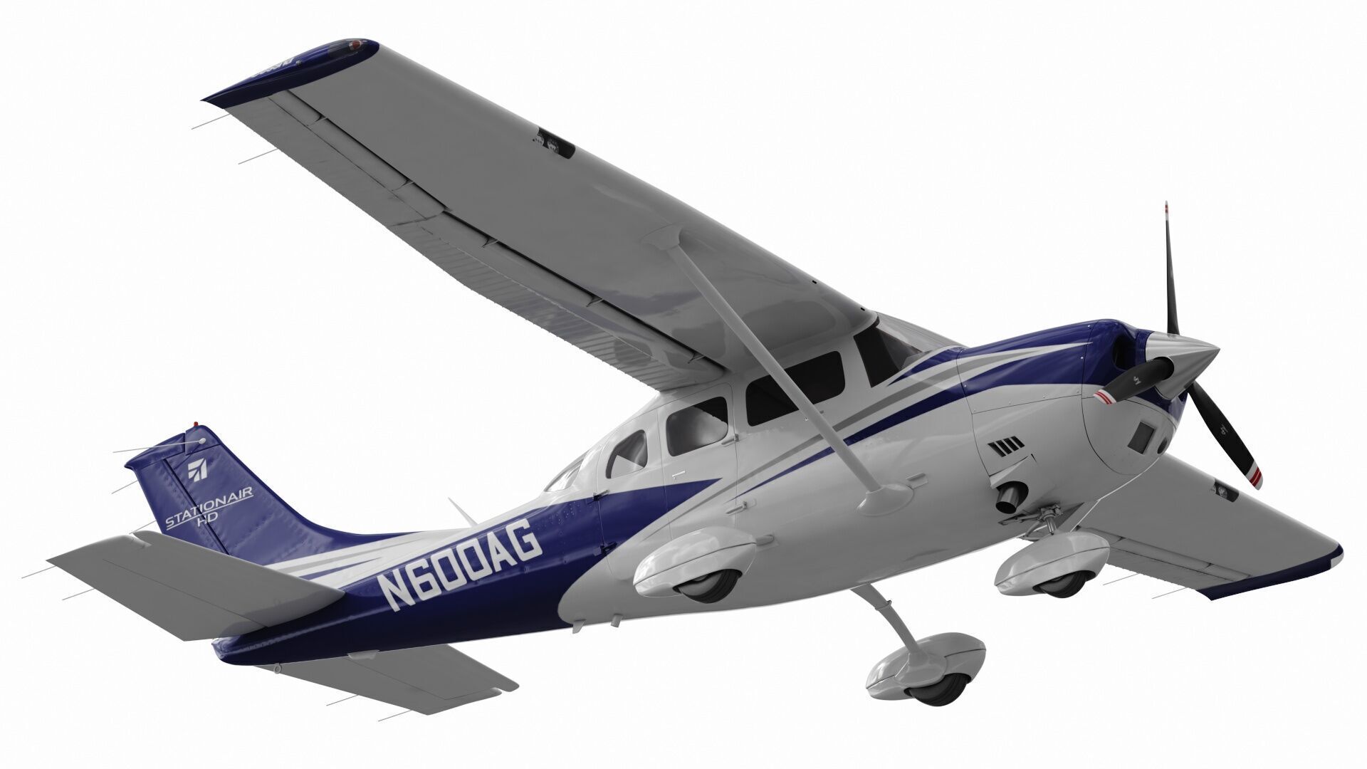 Cessna T206H Stationair HD 3D model_20